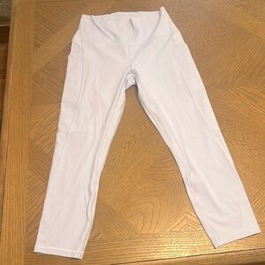Lulu lemon light lilac leggings size 8